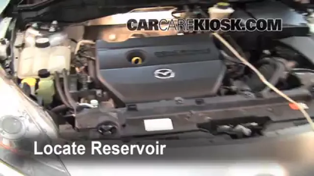 2010 Mazda 3 i 2.0L 4 Cyl. Liquide essuie-glace Ajouter du liquide